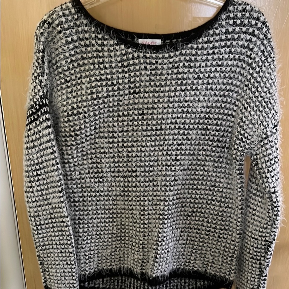 Black and White Women's Sweater